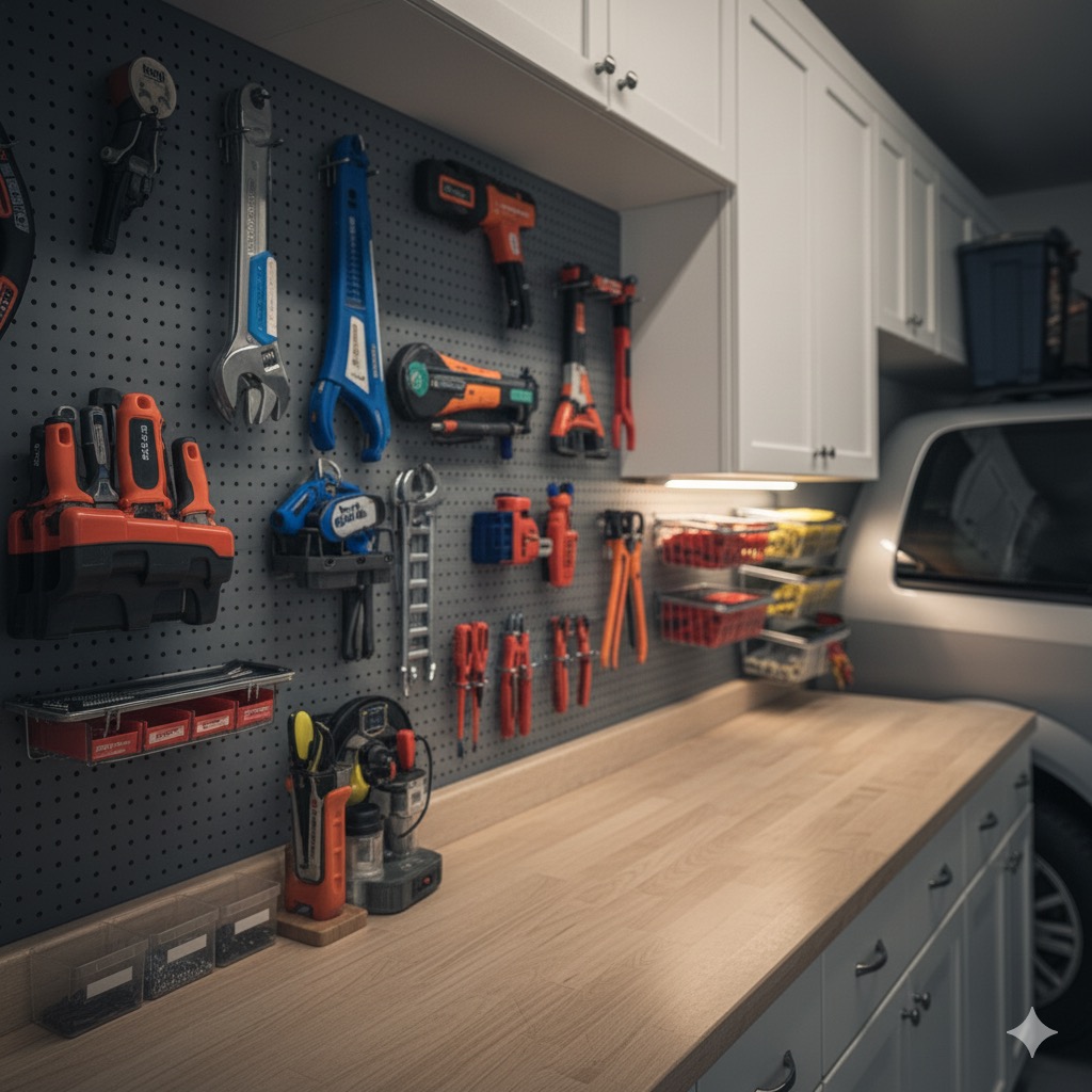 Professional garage decluttering service transforming cluttered garage in Calgary